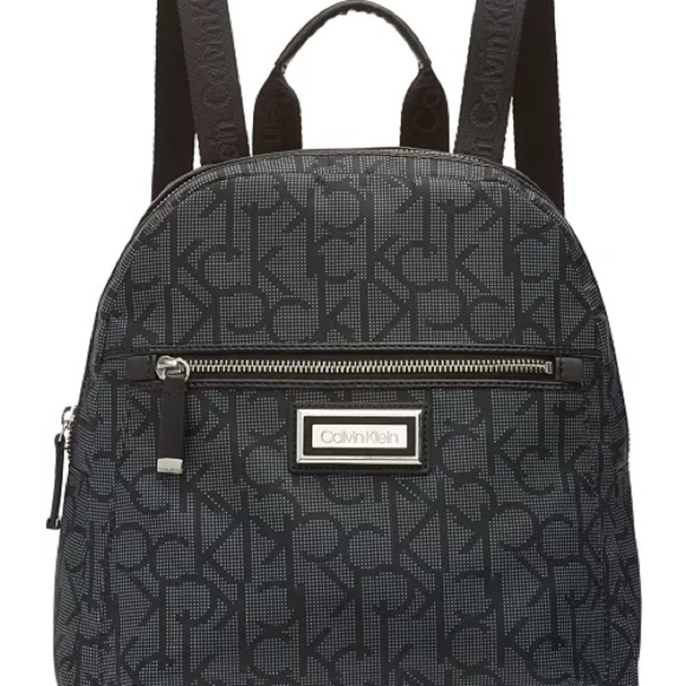 Calvin Klein Black Monogram Backpack - image 1
